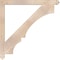 Ekena Millwork Balboa Arts & Crafts Smooth Bracket, Douglas Fir, 3 1/2"W x 46"D x 46"H BKT04X46X46BOA03SDF - alternate 4
